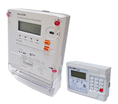 Medidor de teclado de tipo dividido prepago trifásico inteligente DTSY1088