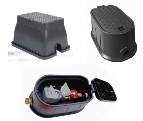 Caja del contador de agua