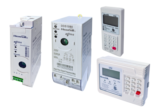 Medidor de energía monofásico de prepago para montaje en riel (STS DDSY1088-D)