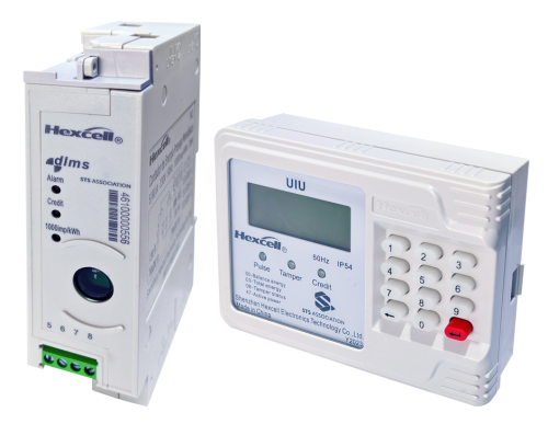 Medidor de energía monofásico de prepago para montaje en riel (STS DDSY1088-D)
