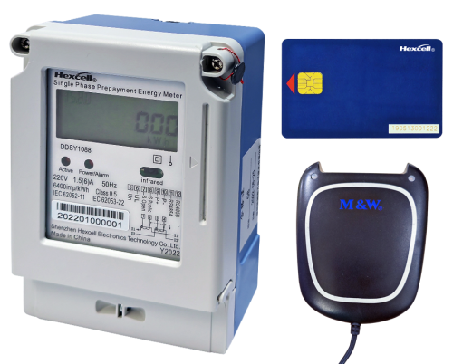 Medidor de energía monofásico prepago/postpago (DDSY1088/DDS1088)