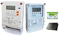 Medidor electrónico de electricidad prepago trifásico (tarjeta RF) (DTSY1088 )